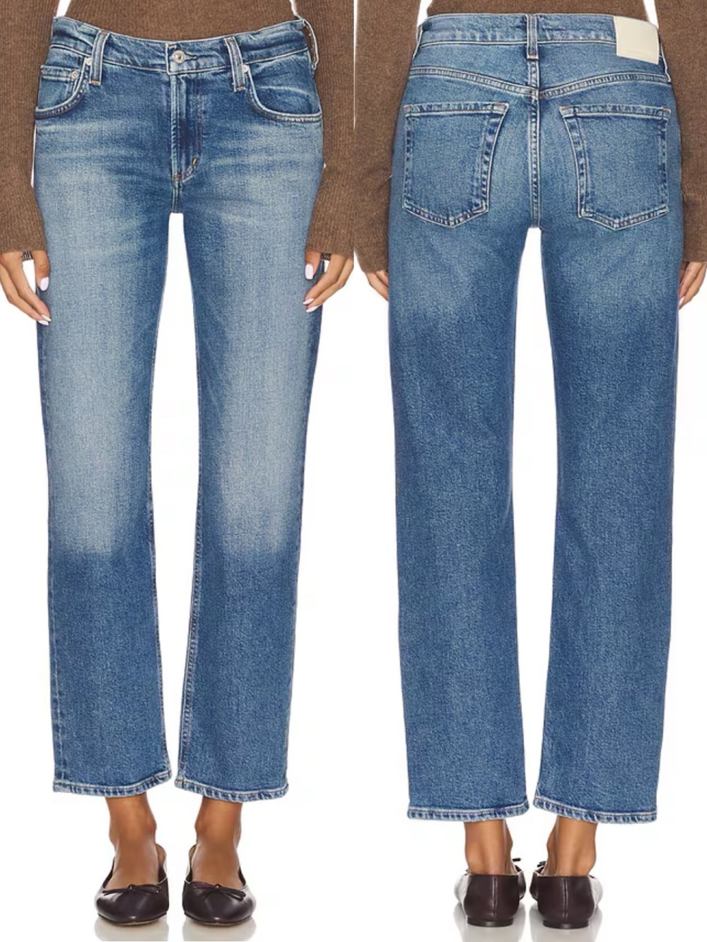 Citizens of Humanity Anissa Low Rise Straight Leg Jeans Alma